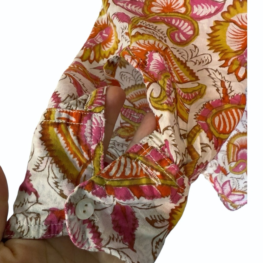 Roberta Roller Rabbit Cotton Button Down Top - image 8